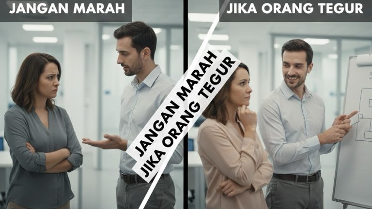 Jangan Marah Jika Orang Tegur