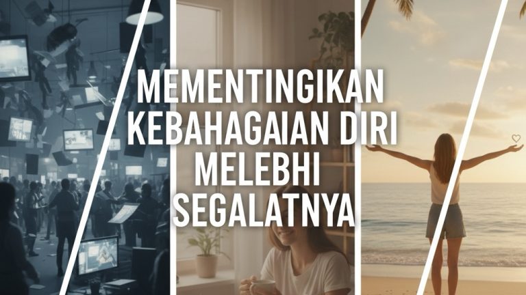 Mementingkan Kebahagiaan Diri Melebihi Segalanya.